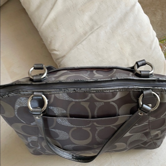 Coach canvas satchel bag - Picture 4 of 7